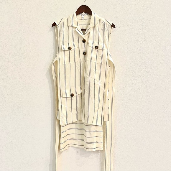 NWT Derek Lam 10 Crosby Utility Two-Piece Shirt Dress - Picture 12 of 16